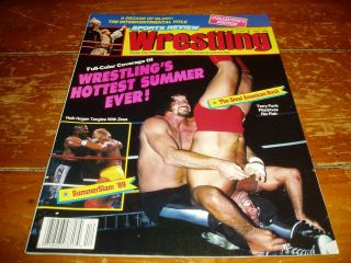 Sports Review Wrestling Magazine December 1989 MISSING COLOR FOLDOUT