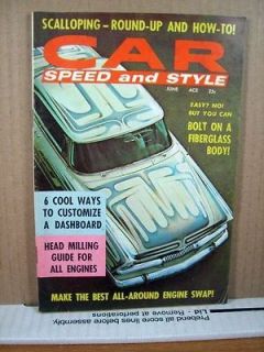 Car Speed and Style Magazine June 1958 Bolt on a Fiberglass Body