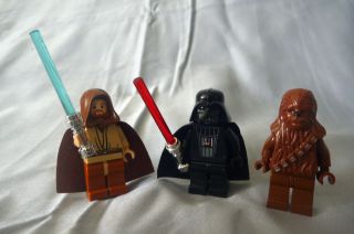 Lego Star Wars minifigures lot of 3 chewbacca darth vader &