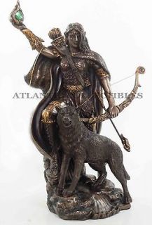   STATUE FIGURINE NORSE GOD OF THE HUNT MOUNTAINS LOKIS PERDITION VENOM