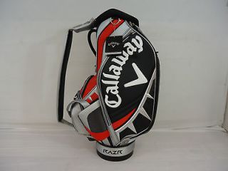   EDITION CALLAWAY RAZR TOUR AUTHENTIC 10 STAFF GOLF BAG (SILVER RED