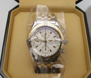 BREITLING CHRONOGRAPH 2000 WATCH STAINLESS STEEL TWO TONE D13352