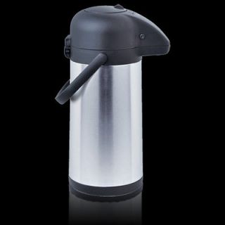 COFFEE/TEA STAINLESS STEEL COMMERCIAL LINED AIRPOT   PUSH BUTTON 