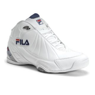 Kids Boys Fila DLS Slam Running Basketball Gym Shoes White