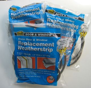 Pcs. M D Storm Door & Window Heavy Pile Replacement Weatherstrip New 