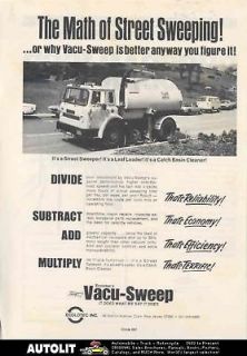 1978 Ecolotec Street Sweeper Truck Ad Dursban Mosquito