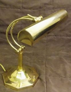   Piano Bankers Desk Lamp 2 Bulb Classic hollywood regency Student table