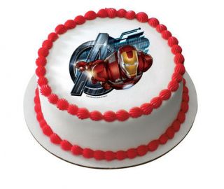 Avengers Iron Man Edible Cake OR Cupcake Toppers Decoration by DecoPac