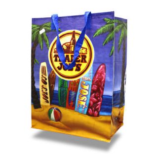 Trader Joes Joes reusable grocery bag Surfboard 6 Gallon NEW 