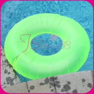 Green Beach Swimming Inflatable Swim Ring Tube Pool Float Ring Fun Toy