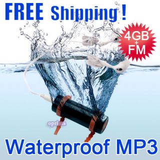 4GB 4 GB FM Waterproof Underwater Sport Diving Surfing Swim Run  