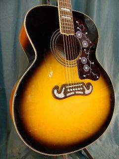 2007 Epiphone EJ 200 Jumbo J 200 J200 Sunburst