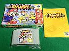 Super Smash Bros Nintendo 64 (N64) (New Game Cartridge) Manual & Box 