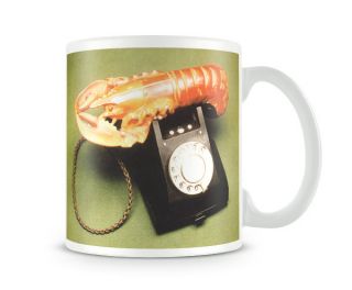   Dali Printed Mug Picture On Each Side The Lobster Telephone Surrealism