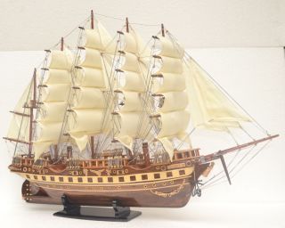   31 Wooden Model Ship model Sailing Tall Boat Nautica Home Decor