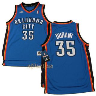 KEVIN DURANT Oklahoma Thunder Adidas Swingman Blue Jersey