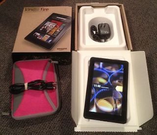    Kindle Fire 8GB, Wi Fi, 7in   Black   eReader Tablet with