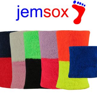 Pairs Sweat Bands/Wrist Bands   Choice of 11 Colours