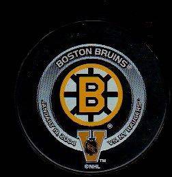 NHL Boston Bruins Vintage Series Official Game Hockey Puck AHL IHL 