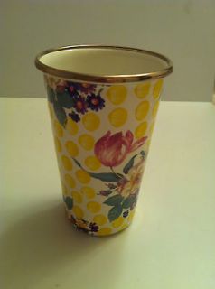 Mackenzie Childs Buttercup Tumbler   Discontinued