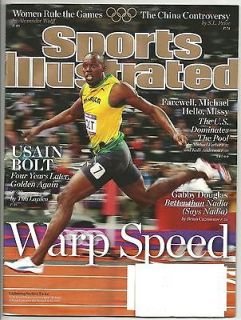 Sports Illustrated August 13 2012 Usain Bolt Best Deal on  L@@K 