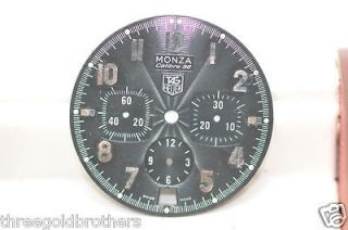 TAG HEUER MONZA CALIBRE 36 BLACK DATE DIAL (DIAL ONLY)