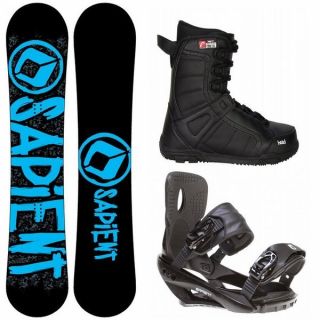   2012 Yeti 160 Mens Rocker Snowboard + Sapient Bindings + Head Boots
