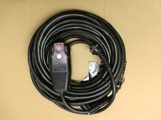 GFCI Plug w/25 Cord 15 Amp 2 Prong 16 ga Hot Tub Pwash