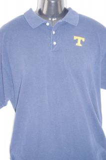 Tennessee Vols Polo Mens Large Golf Shirt Navy Dark Blue Volunteers 