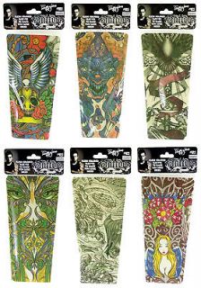 Set of 6 Tattoo Sleeves Licensed Tattoo Artist Johnny Makes You Look 