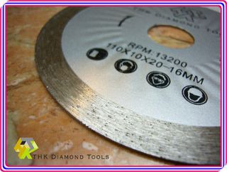   Diamond segment sintered continuous rim TILE SAW BLADE wheel disc