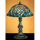   TIFFANY STYLE COLORFUL FISHSCALE TABLE LAMP LIGHT LAMPS LIGHTING NEW