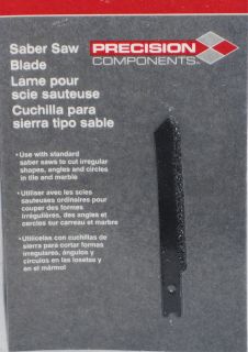Precision Saber Saw Blade Use to Cut Tile and Marble