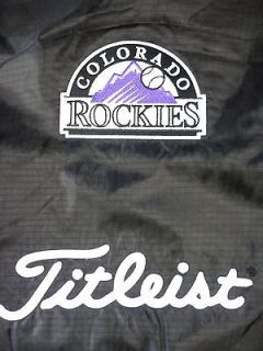 Titleist Colorado Rockies Custom DriHood Golf Towel Rain Hood NEW Dual 