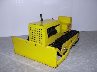 VIntage 1960s Tonka Toys Bulldozer with Yellow Blade