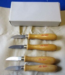 KST W. Germany (4) WOOD Carving Tool KNIFE #62 CARVING CHISELS 