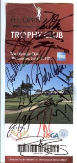 2012 US Open Autographed Ticket Must L@@K