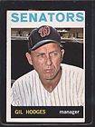 1964 TOPPS 547 GIL HODGES NEAR MINT CONDITION