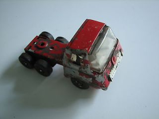 VINTAGE OLD Small Mini Tonka Red Tractor Truck Metal Pressed Steel 
