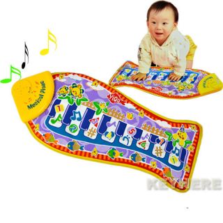Baby Kid Piano Music Fish Animal Mat Touch Kick Play Fun Mat free 