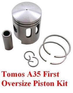 Tomos Targa LX Sprint A35 Piston Kit Rings Pin 1st Over