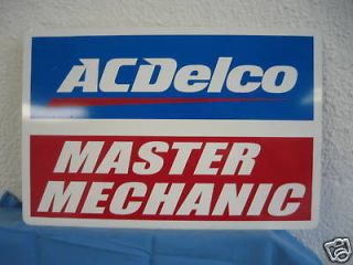 AC Delco Master Mechanic Sign Camaro Chevelle 69 70 71