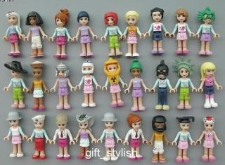LOT Of 16 LEGO Friends Mia Emma ACTION FIGURE 2 LOOSE Style by 