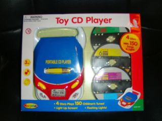 Navystar Toy Cd Player Ages 3+ 4 DIscs 150 Songs