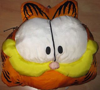Vintage 1981 Huge Garfield 19x16 Plush Doll Soft Toy Pillow Cushion