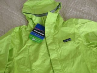 Patagonia Mens Torrentshell Pullover Jacket XL Lemon Lime Sale NWT