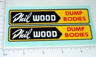 Lincoln Phil Wood Dump Truck Sticker Set LN 025