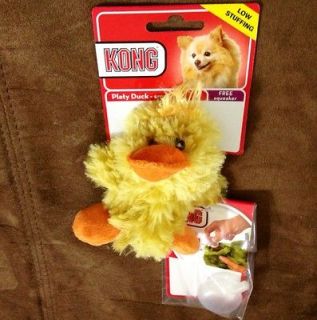 Kong Platy Duck Small Squeeker Dog Toy