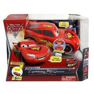 NEW Disney/Pixar Cars2 Air Hog R/C Lightning McQueen~35 Saying Eyes 