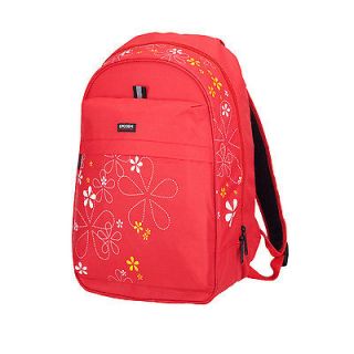 LYCEEM NEW Girl Blue Cherry Travel Sports Backpack School BookBag 